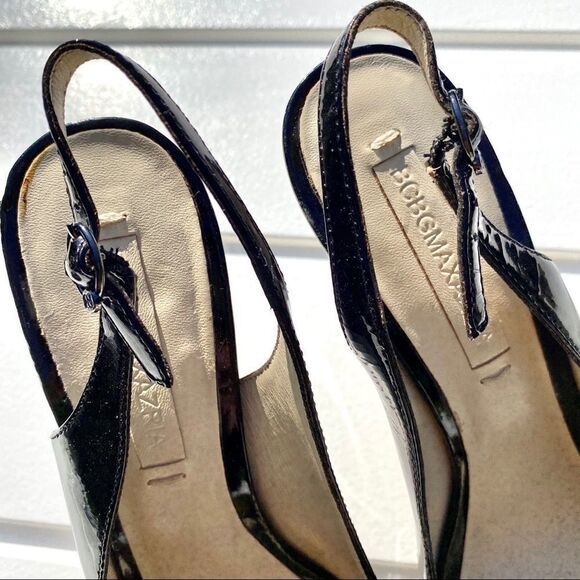 BCBG Max Azria 'Libby' Patent Leather Pumps EUC 8 - Picture 5 of 11